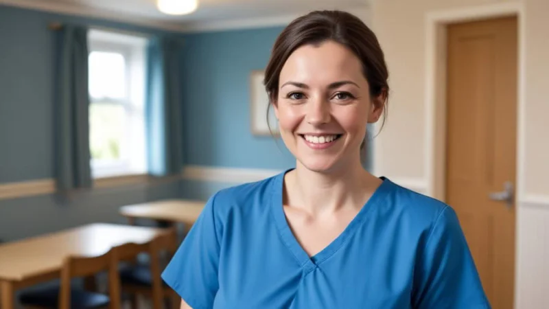 What is a community support network in health and social care?