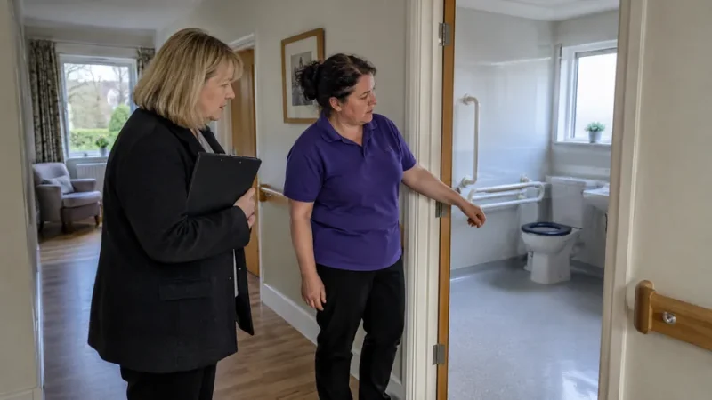 How does CQC assess care homes